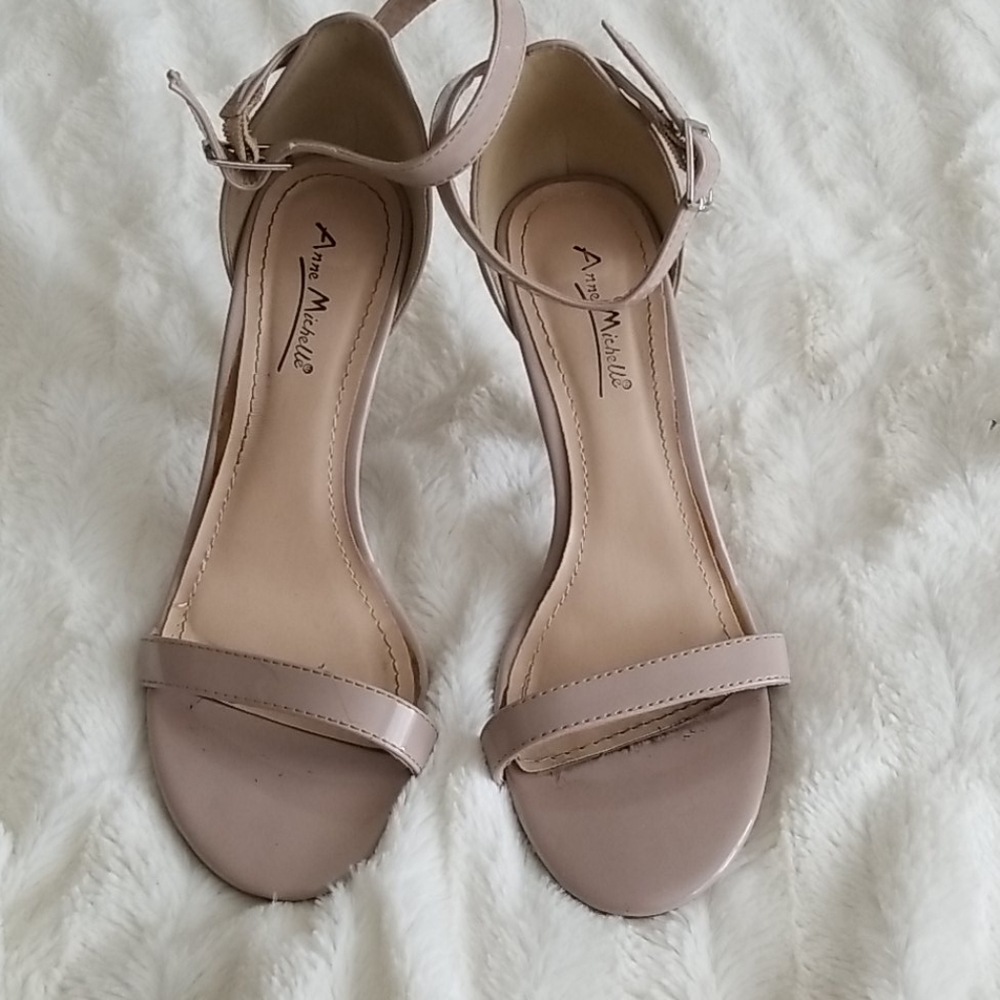 Patent nude heels